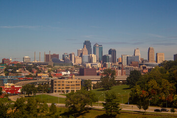 Fototapeta na wymiar Kansas City, Missouri Skyline