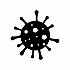 Fototapeta premium Virus, bacteria, microbe, coronavirus icon.