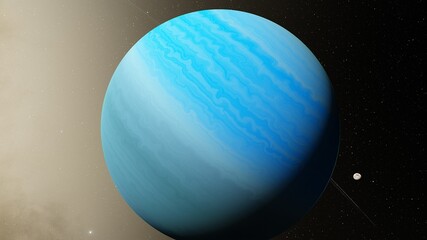 planet suitable for colonization, earth-like planet in far space, planets background