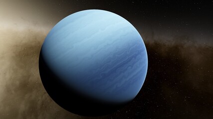 planet suitable for colonization, earth-like planet in far space, planets background