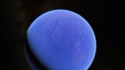 planet suitable for colonization, earth-like planet in far space, planets background