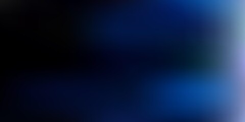 Fototapeta premium Dark blue vector blurred texture.