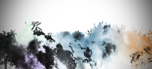 abstract colorful watercolor background bg wallpaper art with splash