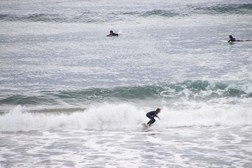 Surfing in the Basque Country