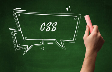 Hand drawing abbreviation