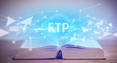 Open book with abbreviation