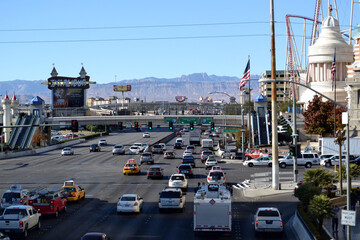 traffic of city of las vegas