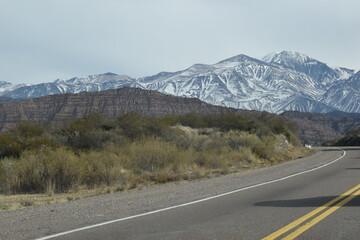Naklejka premium Ruta 7, Mendoza, Argentina.