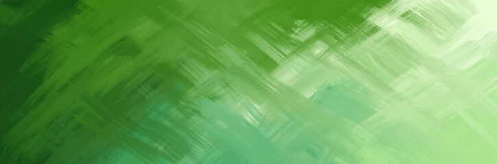 Abstract painting arts with green forest brush for presentation, card background, wall decoration, or t-shirt design