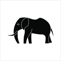 elephant icon. logo vector illustration. 