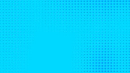 Dots halftone blue color pattern gradient texture with technology digital background. Dots pop art comics with summer background.