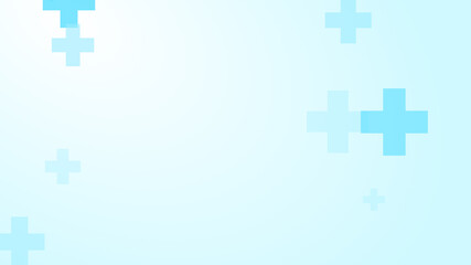 Medical white blue cross pattern background.