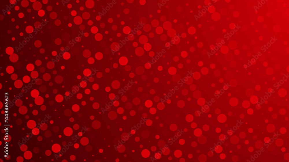 Wall mural abstract dot red pattern gradient texture technology background.