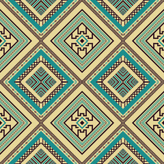 Geometric ethnic oriental seamless pattern traditional ีusing for background,carpet,wallpaper,clothing,wrapping,Batik,fabric,Vector illustration. embroidery style.
