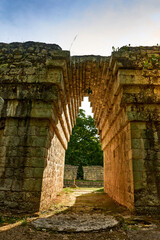 Ancient Mayan city of Copan in Honduras.   