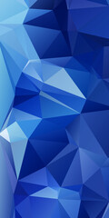 Blue Abstract Color Polygon Background Design, Abstract Geometric Origami Style With Gradient
