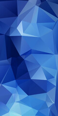 Blue Abstract Color Polygon Background Design, Abstract Geometric Origami Style With Gradient