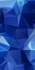Obraz premium Blue Abstract Color Polygon Background Design, Abstract Geometric Origami Style With Gradient