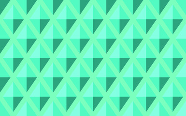 green background Abstract low poly triangle texture