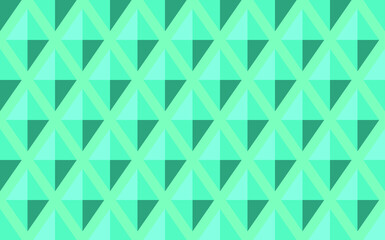 green background Abstract low poly triangle texture