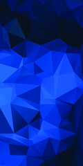 Fototapeta premium Blue Abstract Color Polygon Background Design, Abstract Geometric Origami Style With Gradient