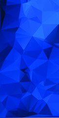 Blue Abstract Color Polygon Background Design, Abstract Geometric Origami Style With Gradient