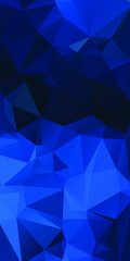 Obraz premium Blue Abstract Color Polygon Background Design, Abstract Geometric Origami Style With Gradient