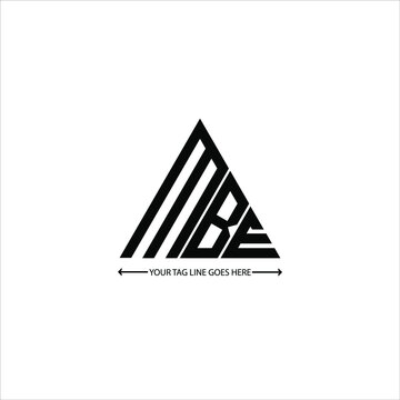 MBE letter logo creative design. MBE unique design