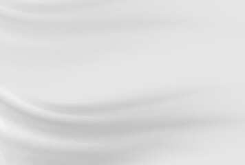 Fototapeta premium white cloth background abstract with soft waves