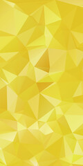 Yellow Abstract Color Polygon Background Design, Abstract Geometric Origami Style With Gradient