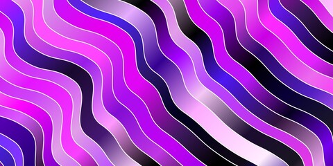 Obraz premium Light Pink, Blue vector pattern with lines.