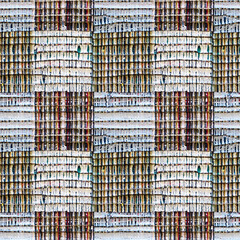 Seamless pattern of scrappy carpet
