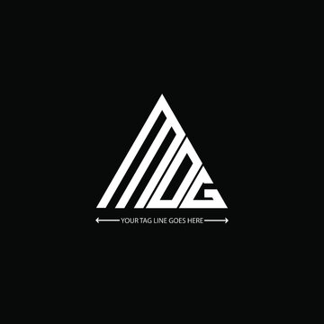 MDG letter logo creative design. MDG unique design


