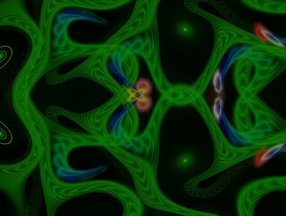 Imaginatory fractal background generated Image