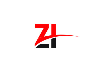 ZI Letter Initial Logo Design Template
