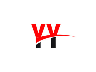YY Letter Initial Logo Design Template