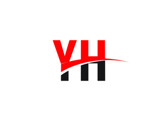 YH Letter Initial Logo Design Template