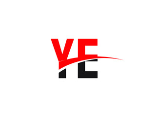 YE Letter Initial Logo Design Template