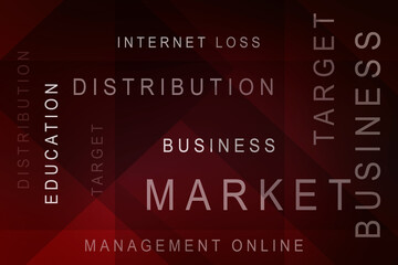 2D Digital Abstract Business Networking background
