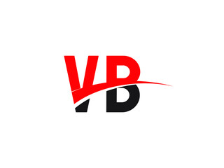 VB Letter Initial Logo Design Template