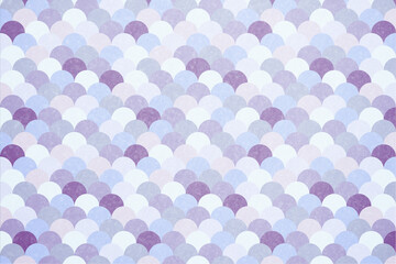 Scales pattern with spangle pattern. Glittery scaled background. Purple gradient texture