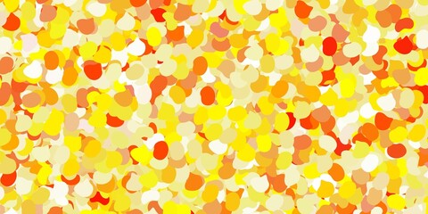 Light yellow vector backdrop with chaotic shapes.