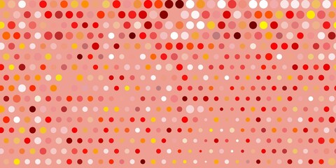 Light orange vector texture with disks.
