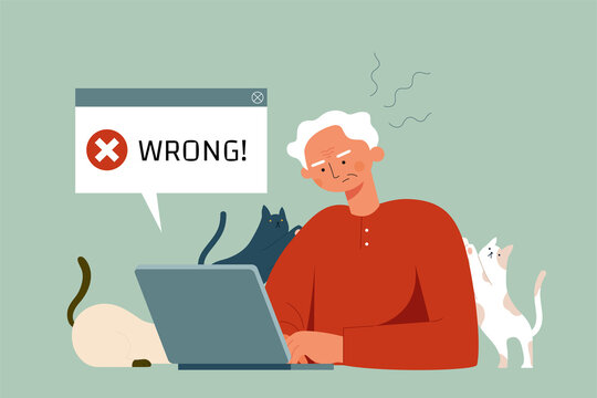 Elder getting error message on web