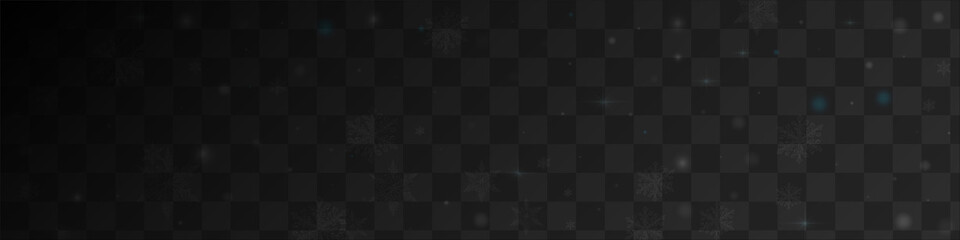 Gray Snow Vector Panoramic Transparent