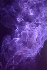 colorful smoke on dark background