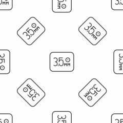 Grey line Audio jack icon isolated seamless pattern on white background. Audio cable for connection sound equipment. Plug wire. Musical instrument. Vector