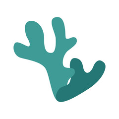 Icelandic green moss two twigs logo