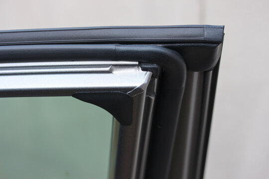 Close up of a car door 