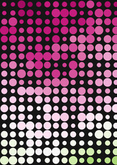 Color Pixels Cloud Abstract Computational Generative Art background illustration